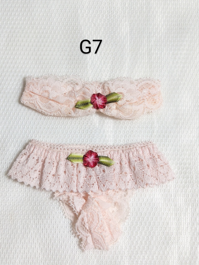 DD共通*チューブトップSET*ピンクベース