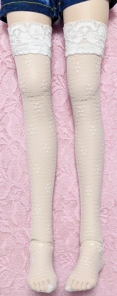 2種 Wクロス*オフ白*ストッキング