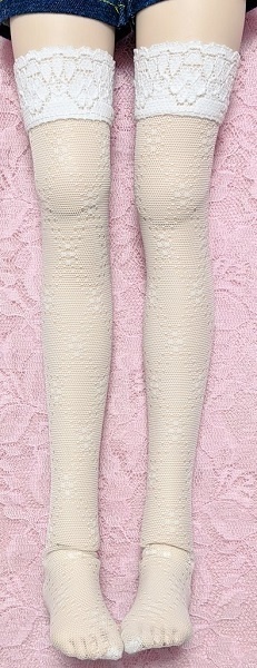 2種 Wクロス*オフ白*ストッキング