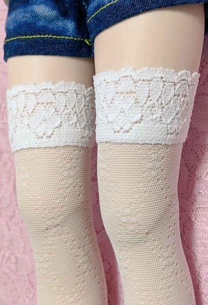 2種 Wクロス*オフ白*ストッキング