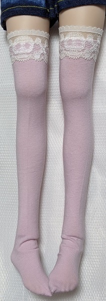 5色 スカルレース*オーバーニーソックス