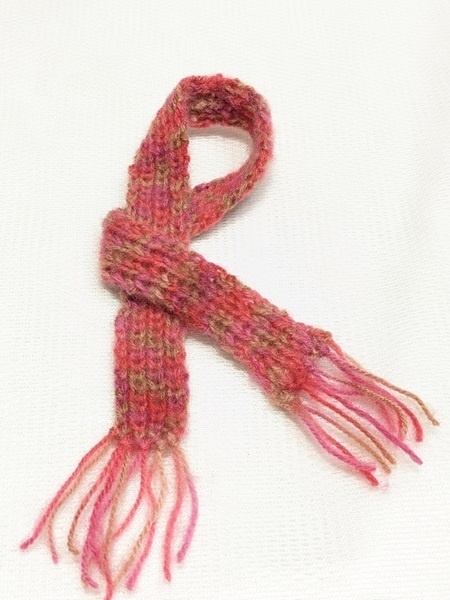 【手編み】小*マフラー(tinyFox 幼SD ぬい)