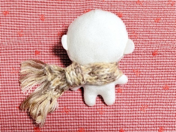 【手編み】小*マフラー(tinyFox 幼SD ぬい)