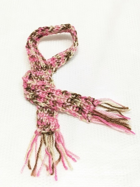 【手編み】小*マフラー(tinyFox 幼SD ぬい)