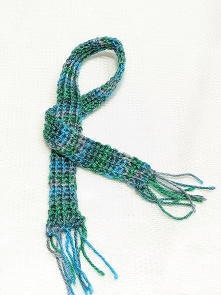 【手編み】小*マフラー(tinyFox 幼SD ぬい)