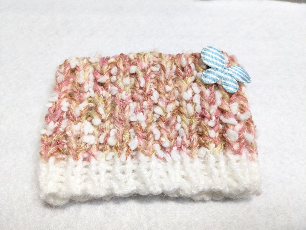 3種【ぬい&ドール共通】ねこみみ*ニット帽*リボンネップ系