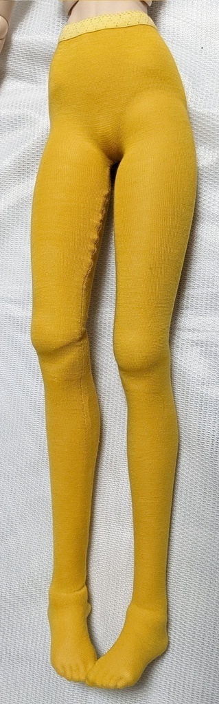 4size マスタード*カラータイツ