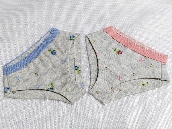 2種*杢グレー花柄*おぱんちゅ*DD共通*