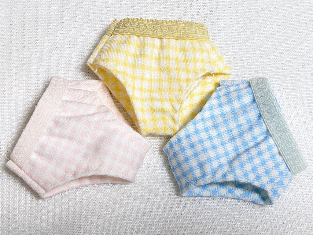 3種＊ギンガムチェック＊おぱんちゅ＊幼SD＊LEEKE