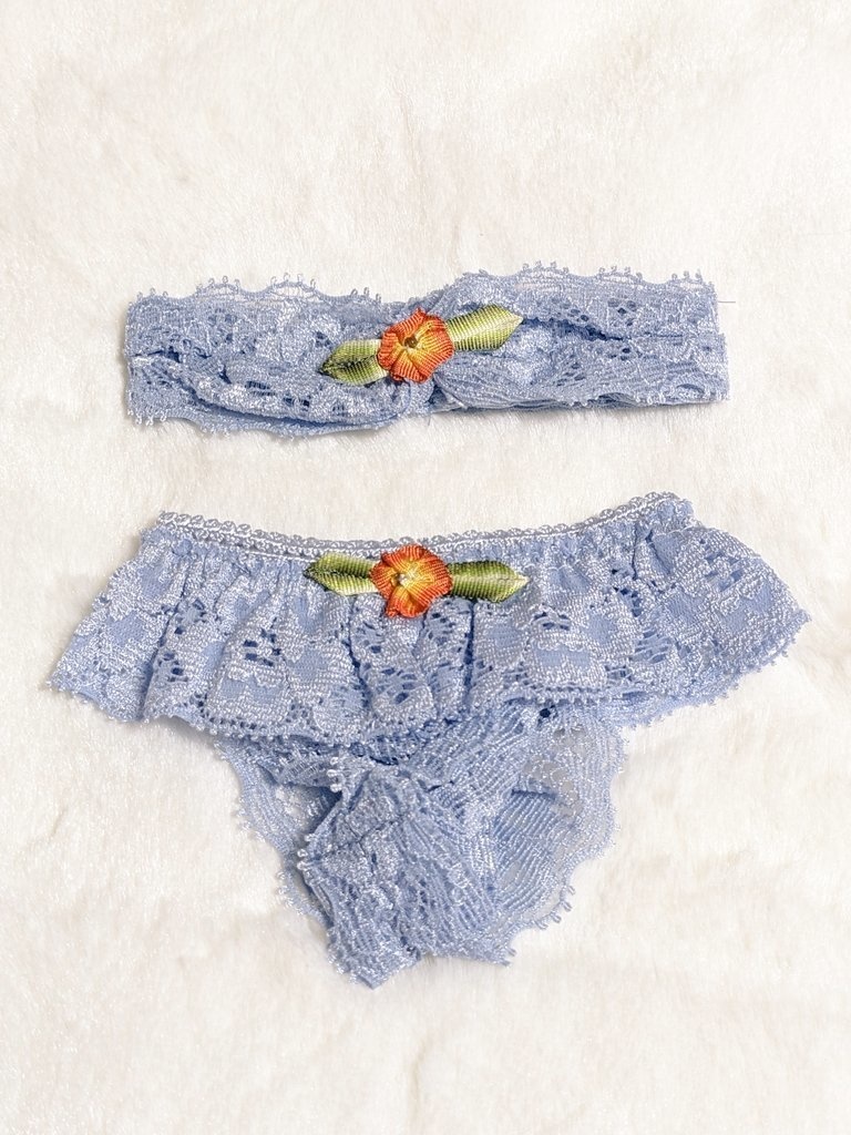 DD共通*チューブトップSET*スモーキーブルー