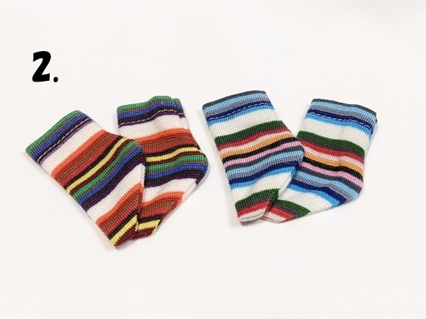 クルーソックス*2足SET*TinyFox*幼SD*LEEKE