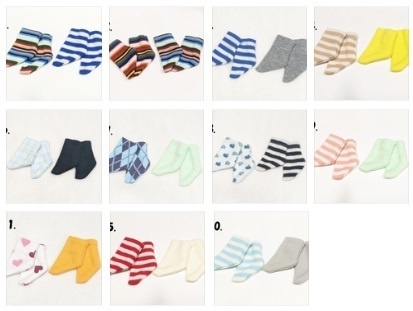 クルーソックス＊2足SET＊TinyFox＊幼SD＊LEEKE