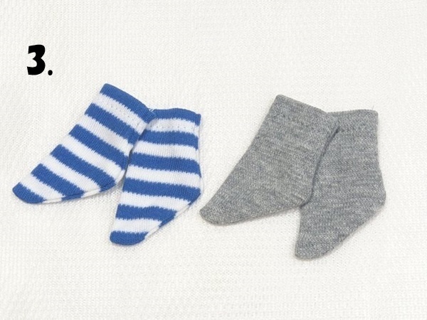 クルーソックス*2足SET*TinyFox*幼SD*LEEKE