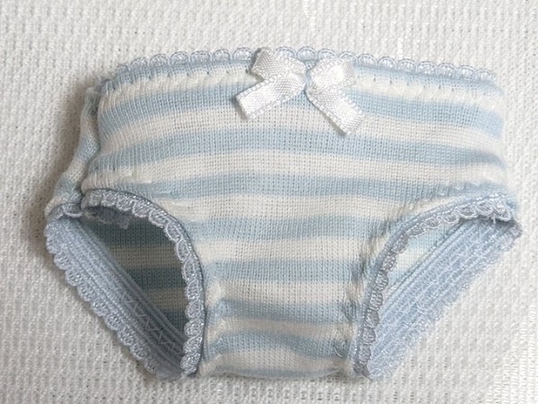 ＊MDD（もち対応）＊ボーダー水色＊おぱんちゅ＊66