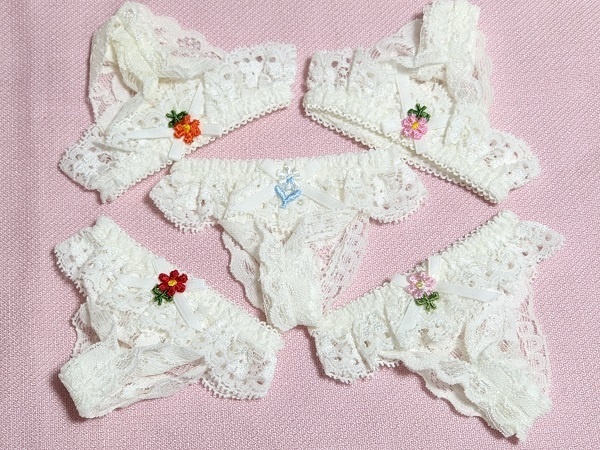 花モチーフ＊レースおぱんちゅ＊DD共通＊