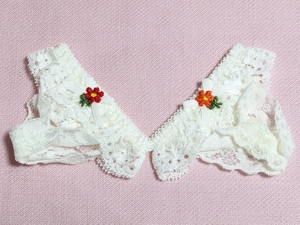 花モチーフ*レースおぱんちゅ*DD共通*