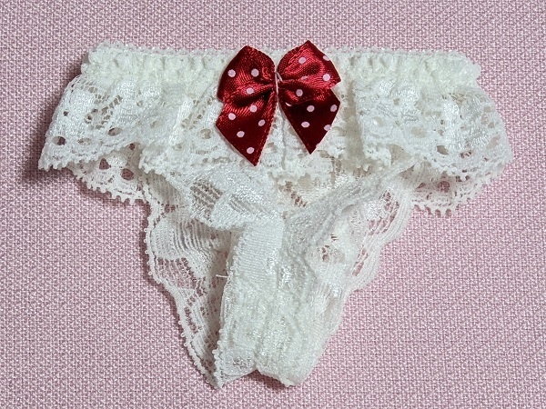 水玉リボン*レースBおぱんちゅ*DD共通*