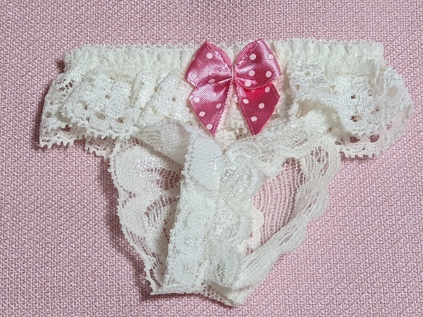 水玉リボン*レースBおぱんちゅ*DD共通*