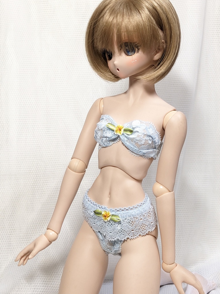 DD共通*チューブトップSET*水色ベース