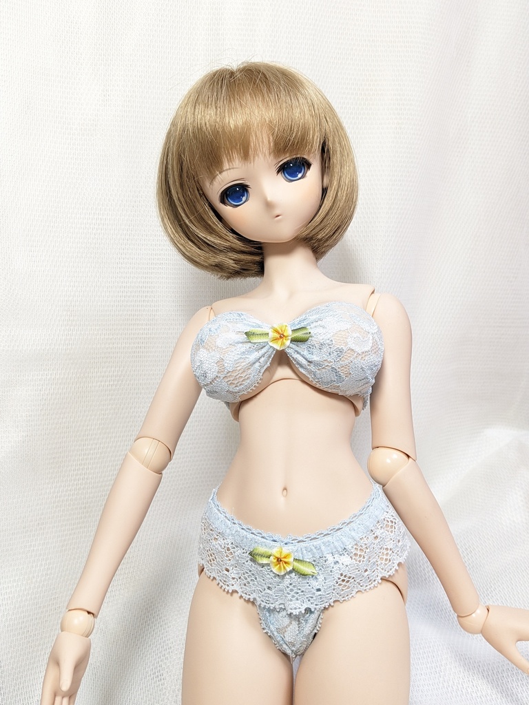 DD共通*チューブトップSET*水色ベース