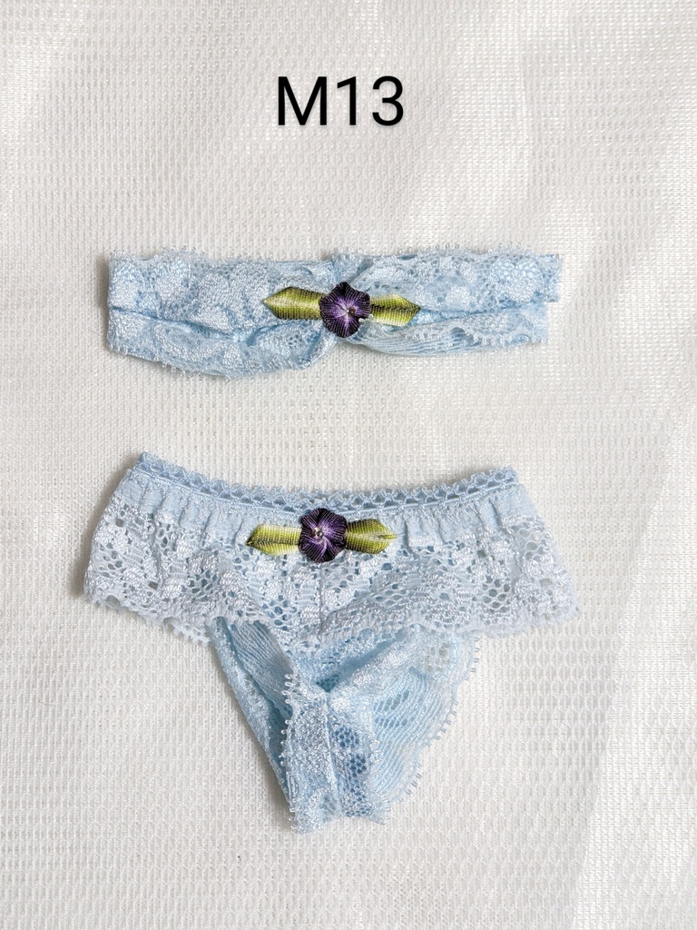 DD共通*チューブトップSET*水色ベース