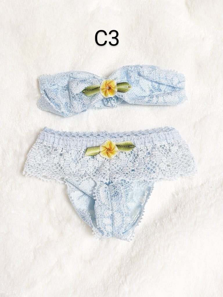 DD共通*チューブトップSET*水色ベース