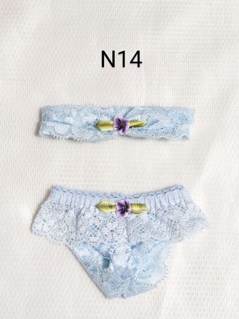 DD共通*チューブトップSET*水色ベース