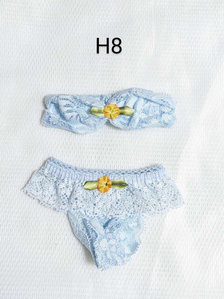 DD共通*チューブトップSET*水色ベース