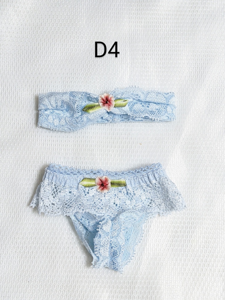 DD共通*チューブトップSET*水色ベース