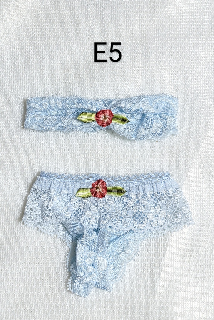 DD共通*チューブトップSET*水色ベース