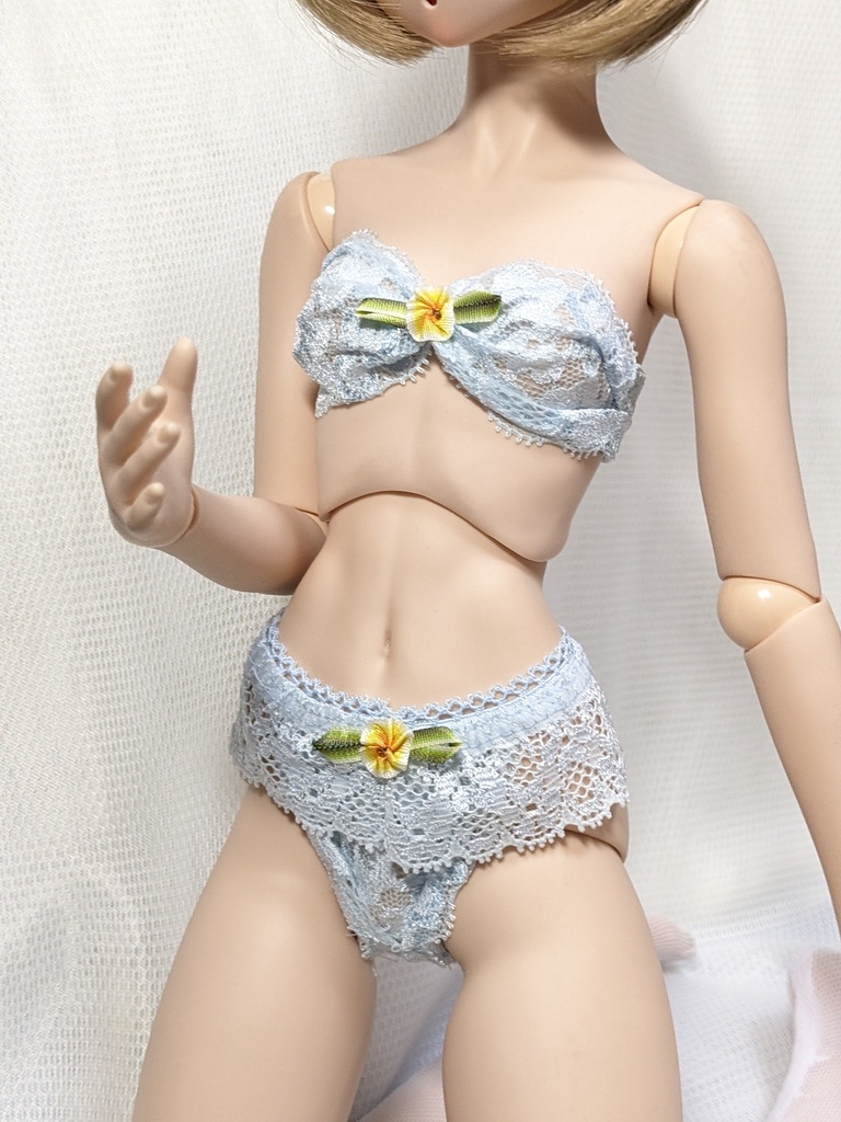 DD共通*チューブトップSET*水色ベース