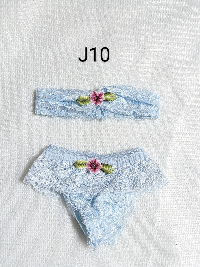 DD共通*チューブトップSET*水色ベース