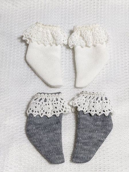 無地*ふりふりソックス*TinyFox*幼SD*