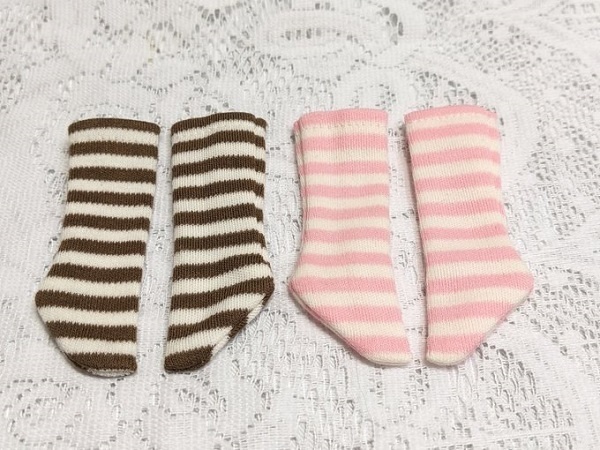 ボーダー*ハイソックスSET*TinyFox*幼SD*