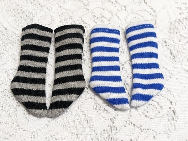 ボーダー*ハイソックスSET*TinyFox*幼SD*