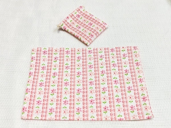 *1/4size*給食袋*ランチョンマット入*