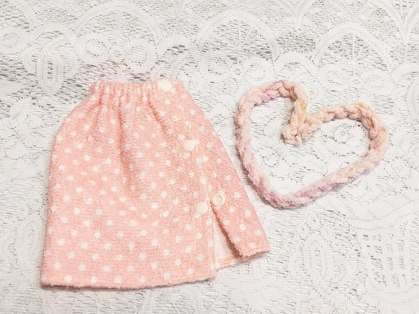 ラップスカート(ヘアバンド付)