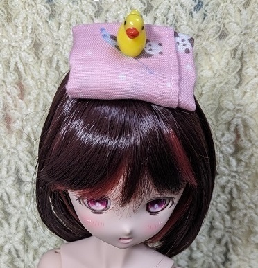 *ぬい*ドール共通*手ぬぐいSET(アヒル隊長付)