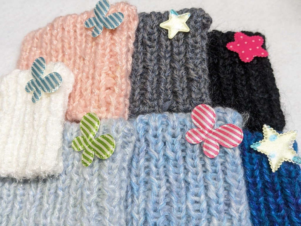 【ぬい&ドール共通】ねこみみ*ニット帽*