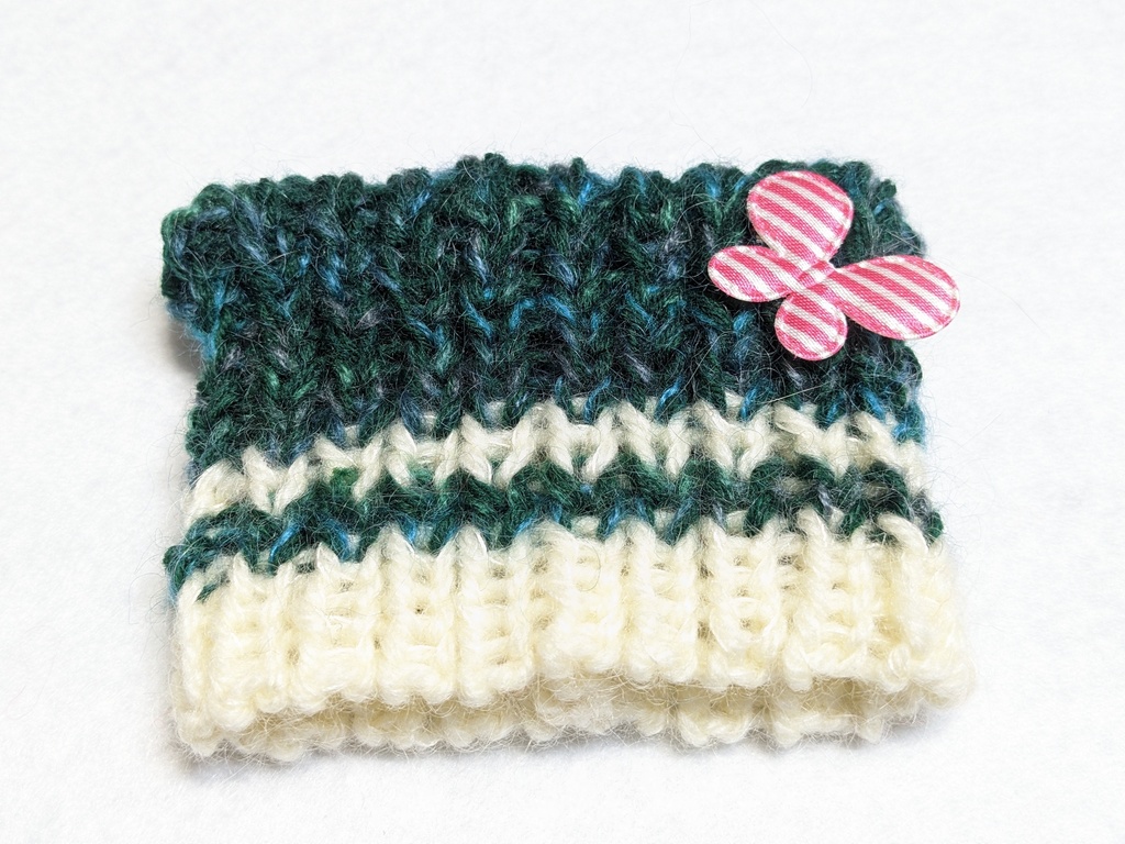 13種【ぬい&ドール共通】ねこみみ*ニット帽*ボーダータイプ