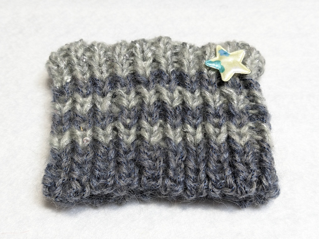 13種【ぬい&ドール共通】ねこみみ*ニット帽*ボーダータイプ