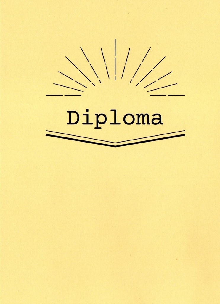 【既刊】Diploma【イルジョル】