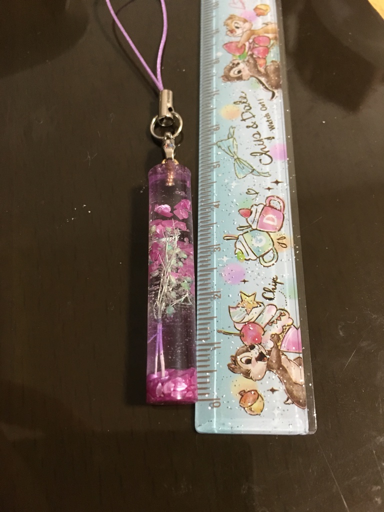 ハーバリウム風キーホルダー