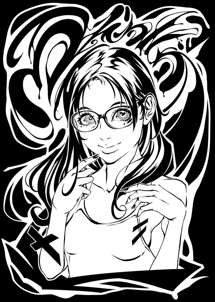 まきねアクキー(白)