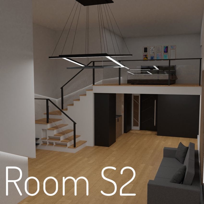 3Dモデル [Room S2]