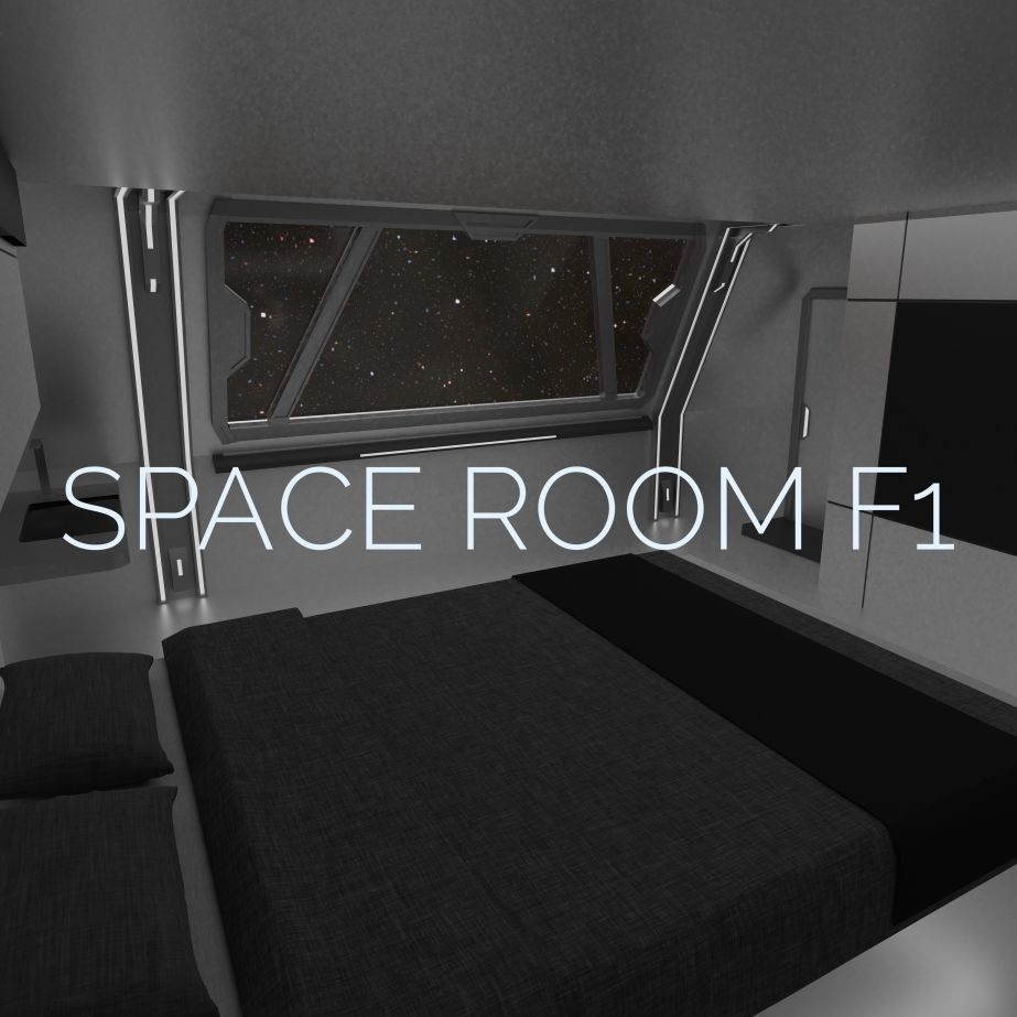 3Dモデル [Space Room F1]