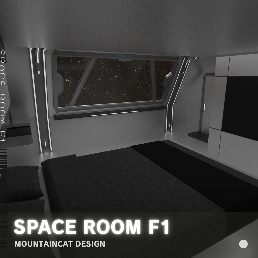 3Dモデル [Space Room F1]
