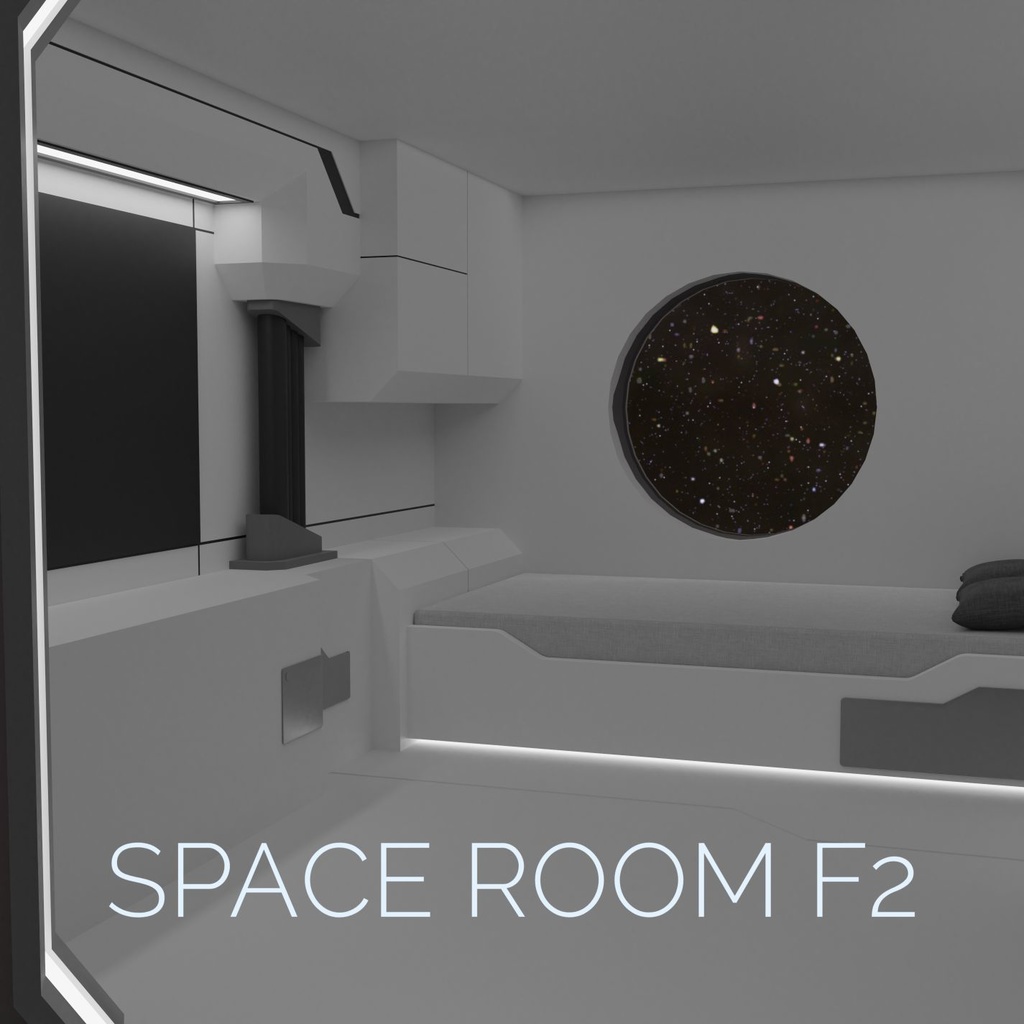 3Dモデル [Space Room F2]