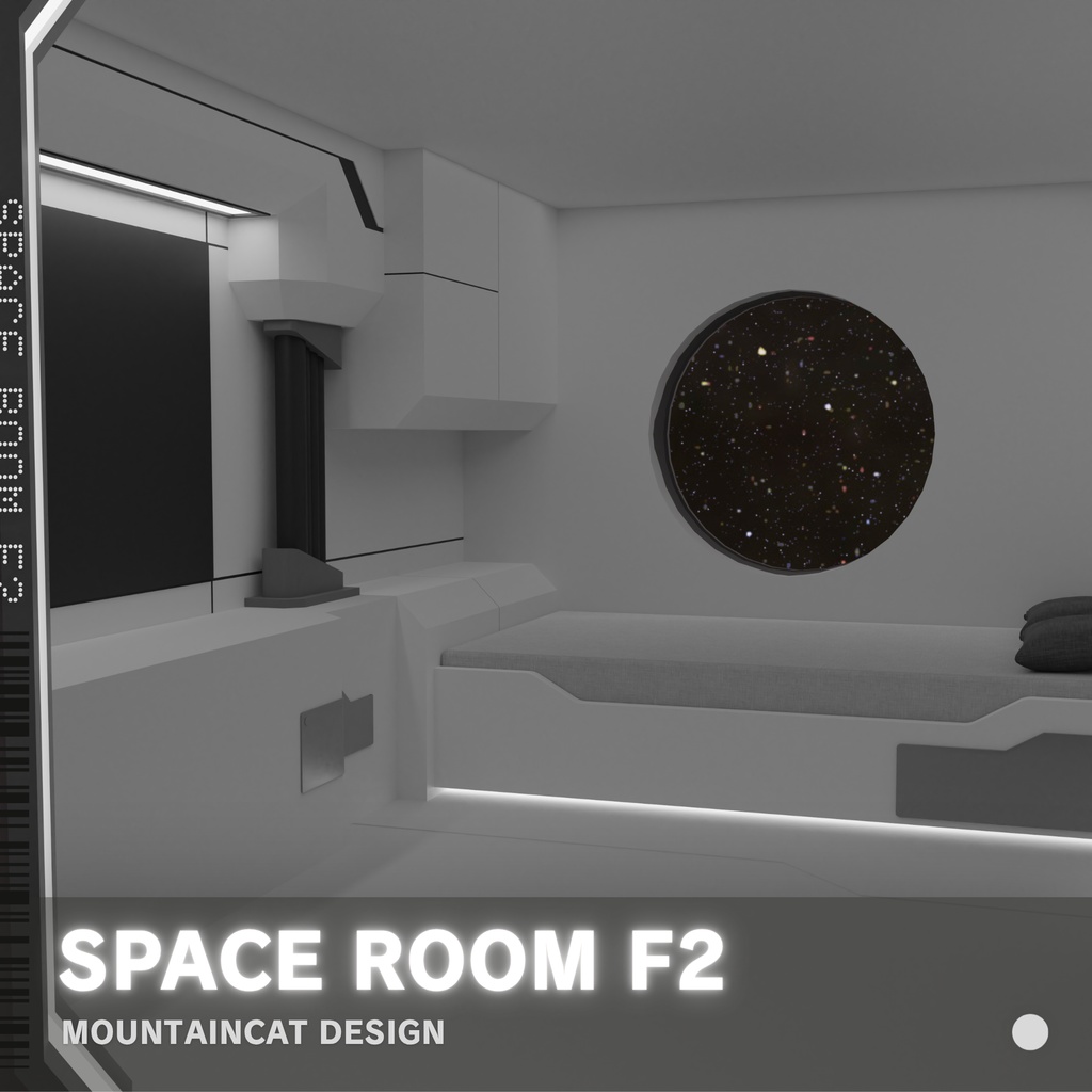 3Dモデル [Space Room F2]