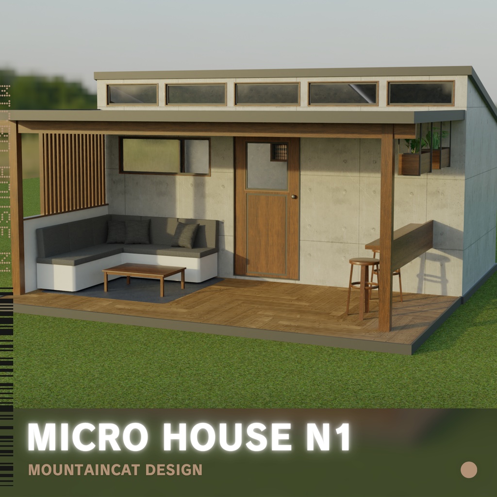 3Dモデル [Micro House N1]